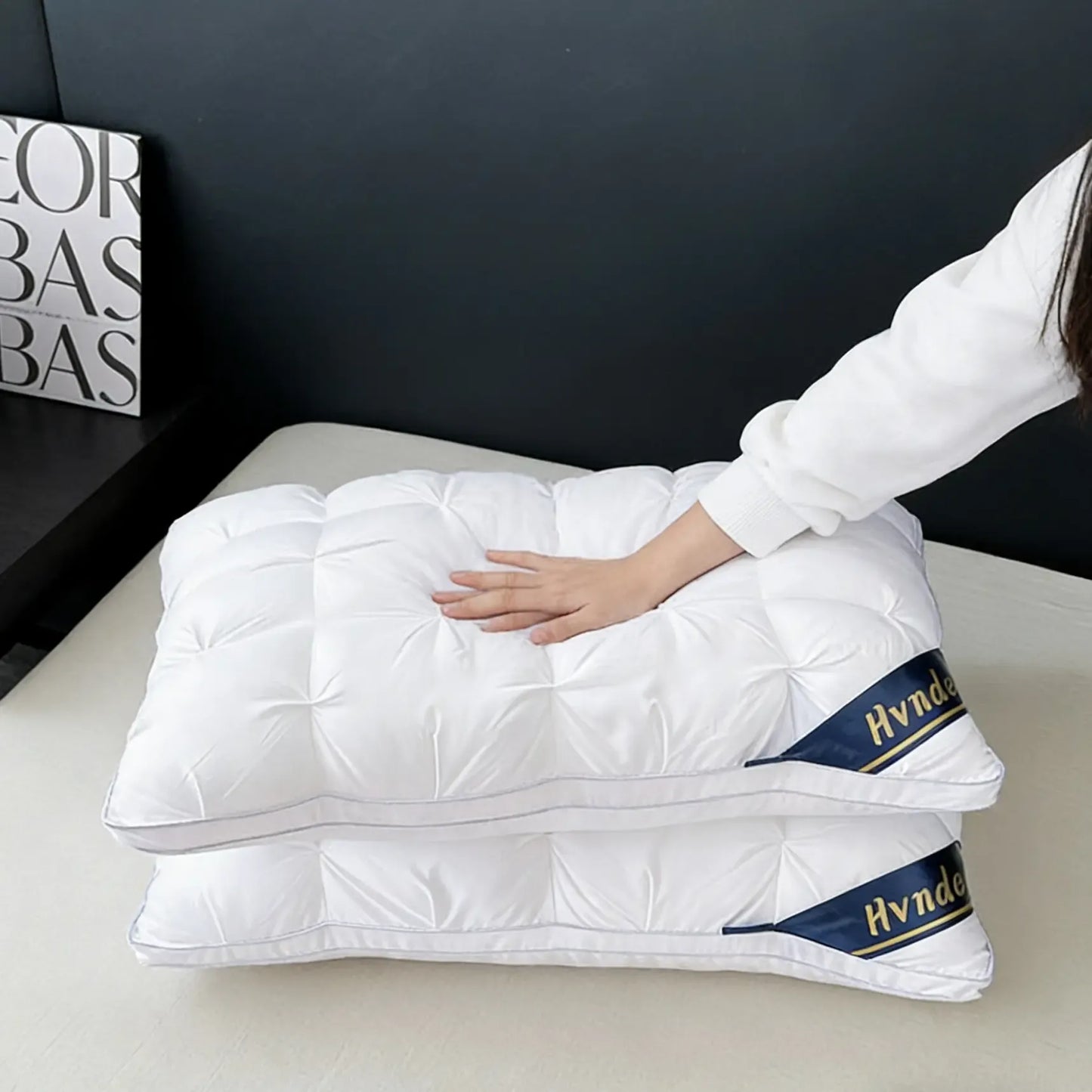 Hotel Collection Deep Sleep Pillows | 2/4 Pack, Neck Support, Non-Collapse & Hypoallergenic for All Sleepers