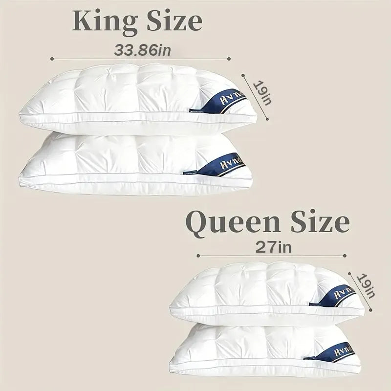 Hotel Collection Deep Sleep Pillows | 2/4 Pack, Neck Support, Non-Collapse & Hypoallergenic for All Sleepers