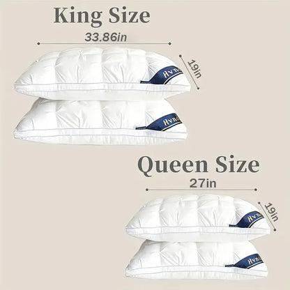 Hotel Collection Deep Sleep Pillows | 2/4 Pack, Neck Support, Non-Collapse & Hypoallergenic for All Sleepers