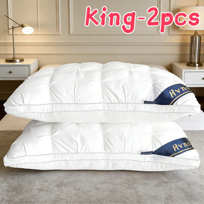 Hotel Collection Deep Sleep Pillows | 2/4 Pack, Neck Support, Non-Collapse & Hypoallergenic for All Sleepers