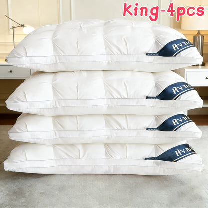 Hotel Collection Deep Sleep Pillows | 2/4 Pack, Neck Support, Non-Collapse & Hypoallergenic for All Sleepers