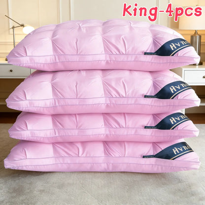 Hotel Collection Deep Sleep Pillows | 2/4 Pack, Neck Support, Non-Collapse & Hypoallergenic for All Sleepers