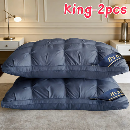 Hotel Collection Deep Sleep Pillows | 2/4 Pack, Neck Support, Non-Collapse & Hypoallergenic for All Sleepers