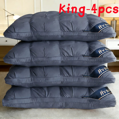 Hotel Collection Deep Sleep Pillows | 2/4 Pack, Neck Support, Non-Collapse & Hypoallergenic for All Sleepers
